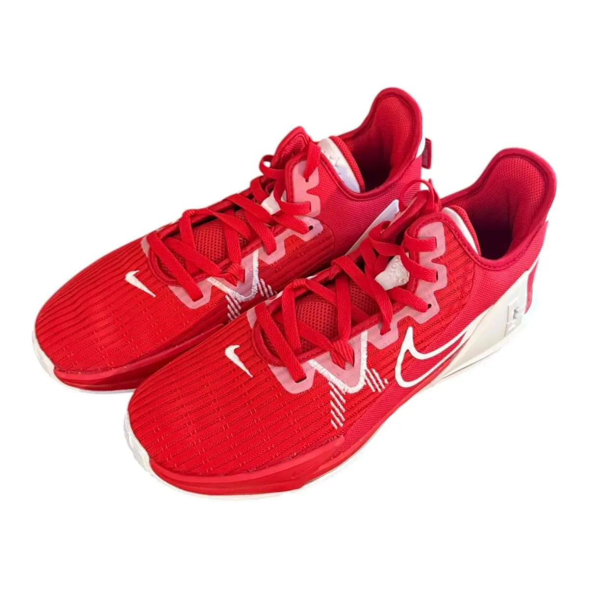 Nike Women`s Running Shoes White/red Size US 8 W48 - White