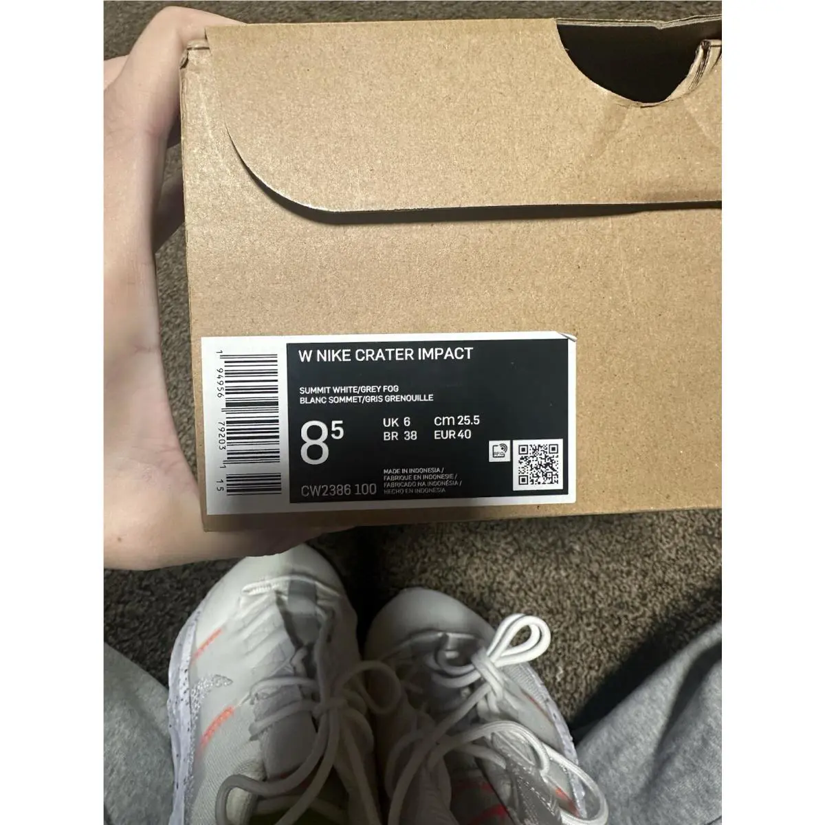 Nike shoes - Nike Crater Impact - Crater Impact - Gray 2