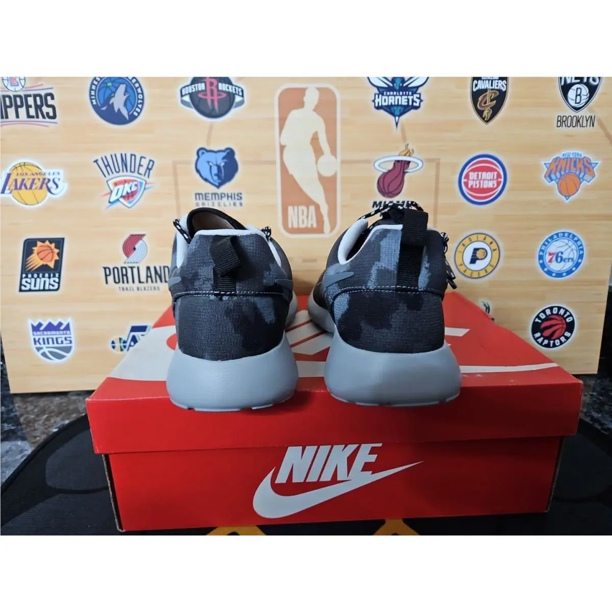 Nike shoes - Nike Rosherun - Rosherun - 599432-001 - Black/Grey (UPC: 887225380694) 2