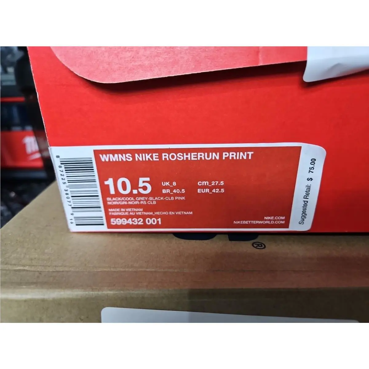Nike shoes - Nike Rosherun - Rosherun - 599432-001 - Black/Grey (UPC: 887225380694) 3