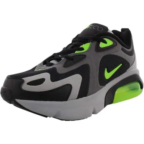 Nike Shoes Big Kids 7Y Grey Electric Green. Air Max 200 GS AT5627-006 - Multicolor