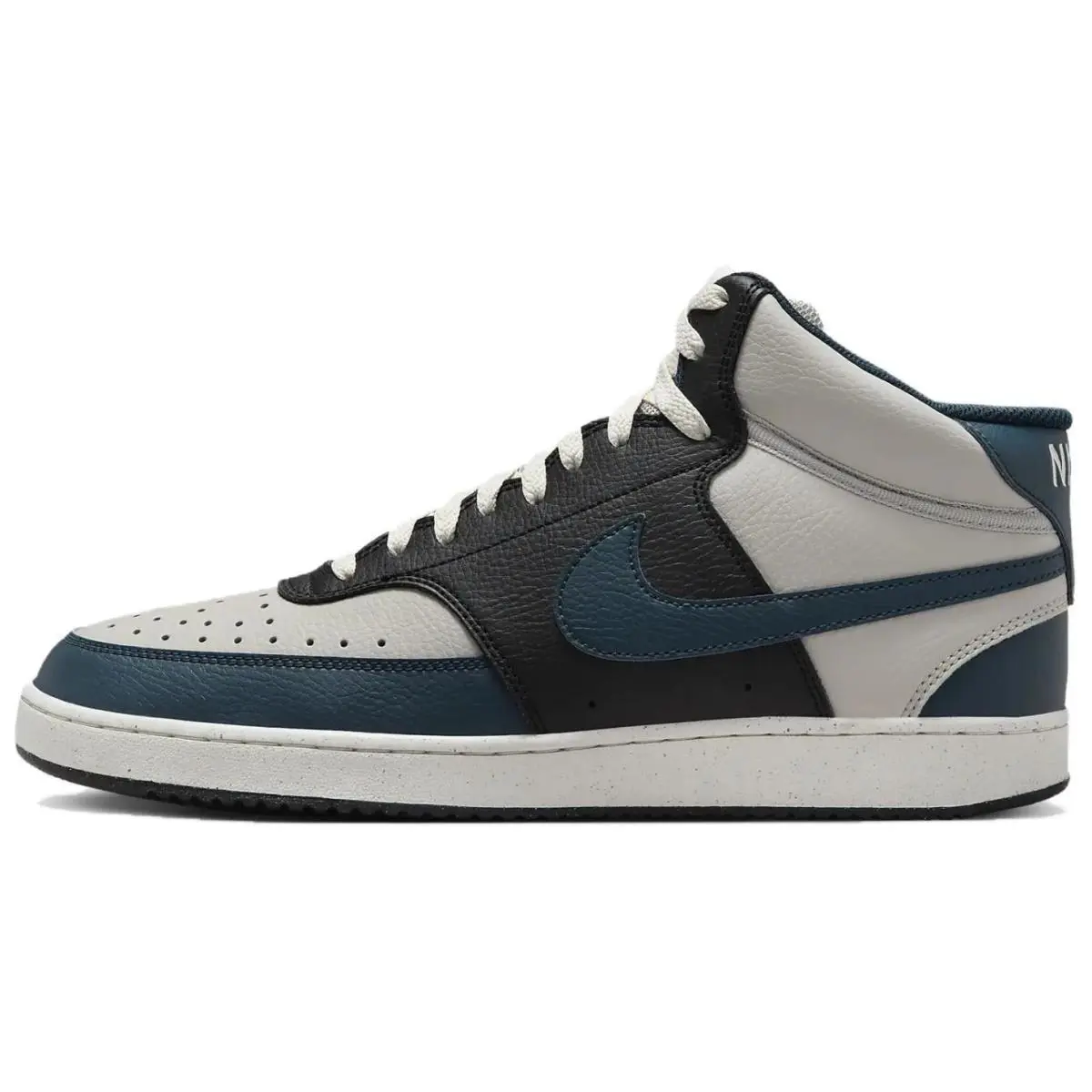 Nike Court Vision Mid Next Nature Blue/black/white DN3577-004 Men`s Size 10 - Blue
