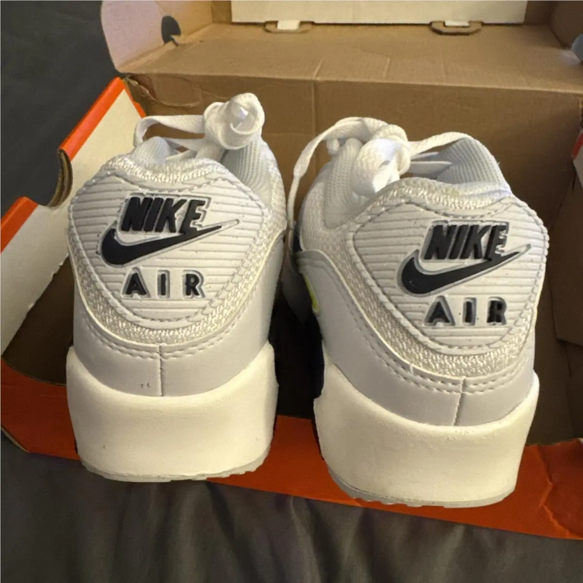 Nike shoes - Nike Air Max 90 - Air Max - DV3480-100 - Football Grey/White/Volt/Blackend Blue 1