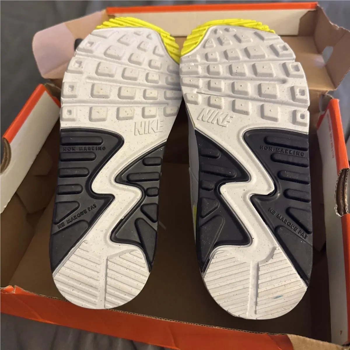 Nike shoes - Nike Air Max 90 - Air Max - DV3480-100 - Football Grey/White/Volt/Blackend Blue 2