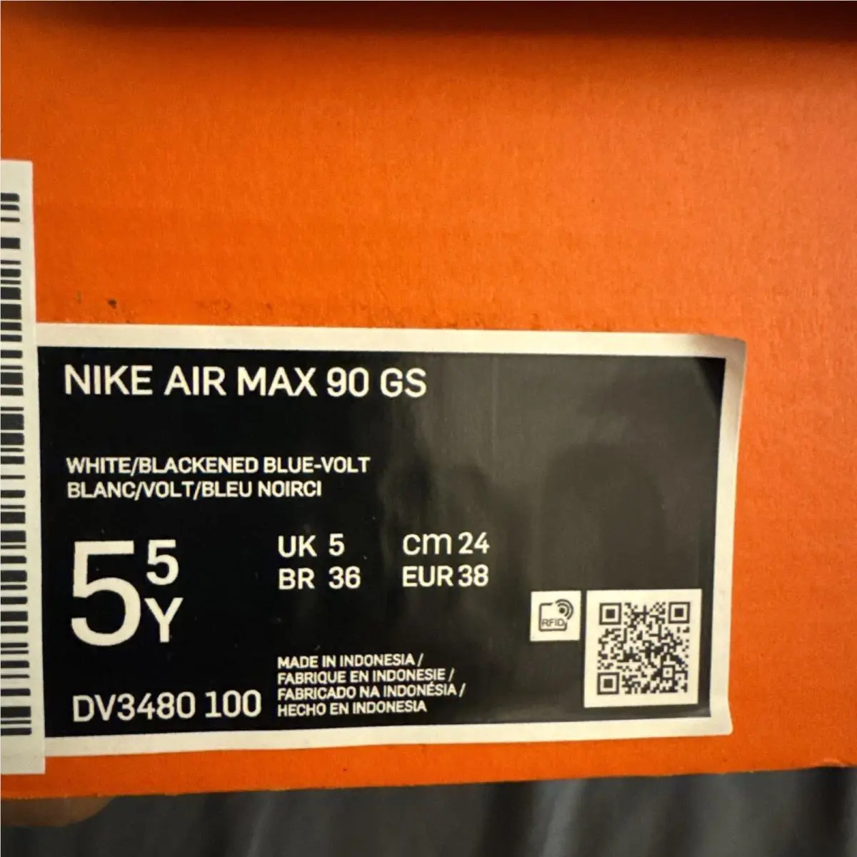 Nike shoes - Nike Air Max 90 - Air Max - DV3480-100 - Football Grey/White/Volt/Blackend Blue 3