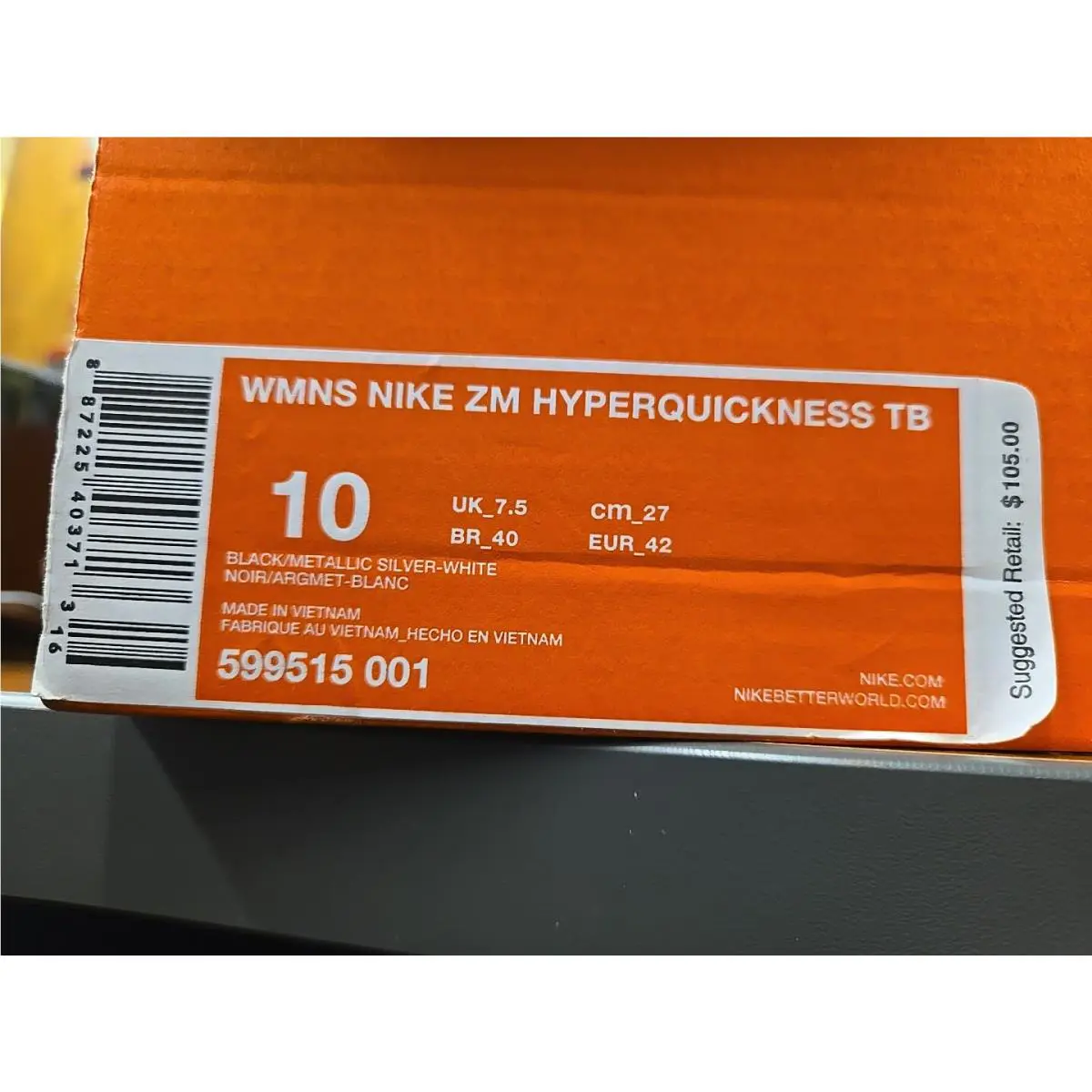 Nike shoes - Nike Hyperquickness - Hyperquickness - Black (UPC: 887225403713) 9