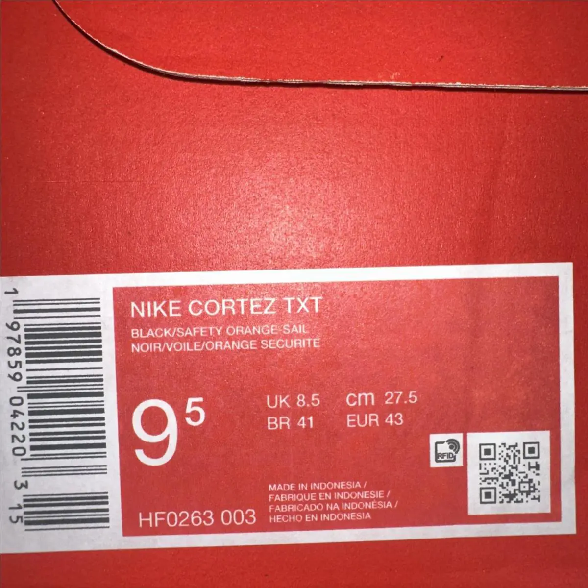 Nike shoes - Nike Cortez TXT - Cortez TXT - HF0263-001 - Black (UPC: 197859063840) 4