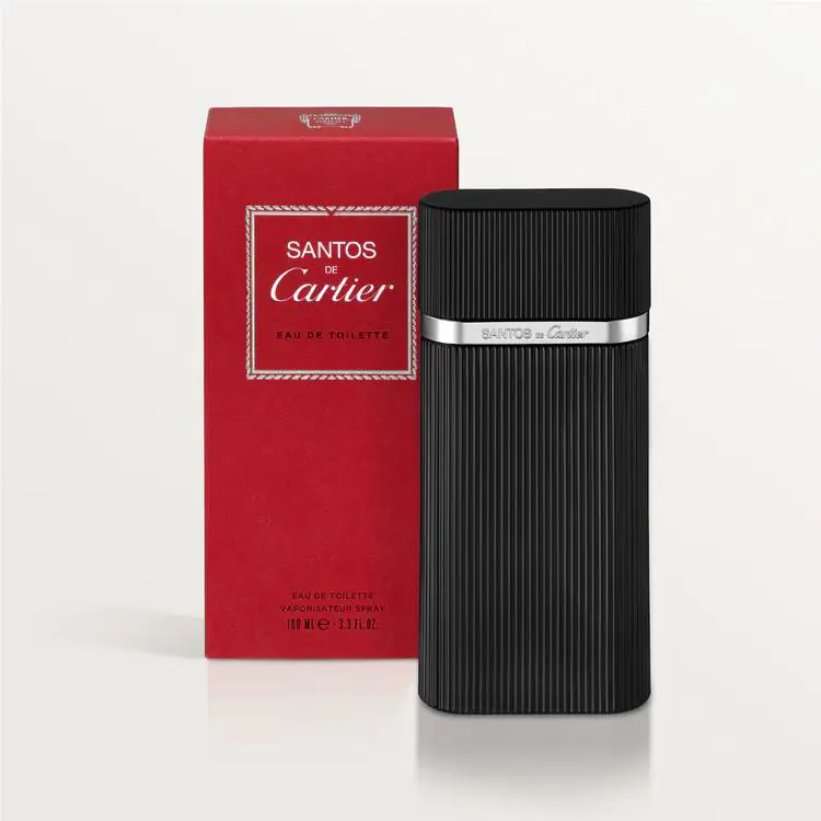 Men Santos De Cartier 3.3oz -100ml Edt Spray / /
