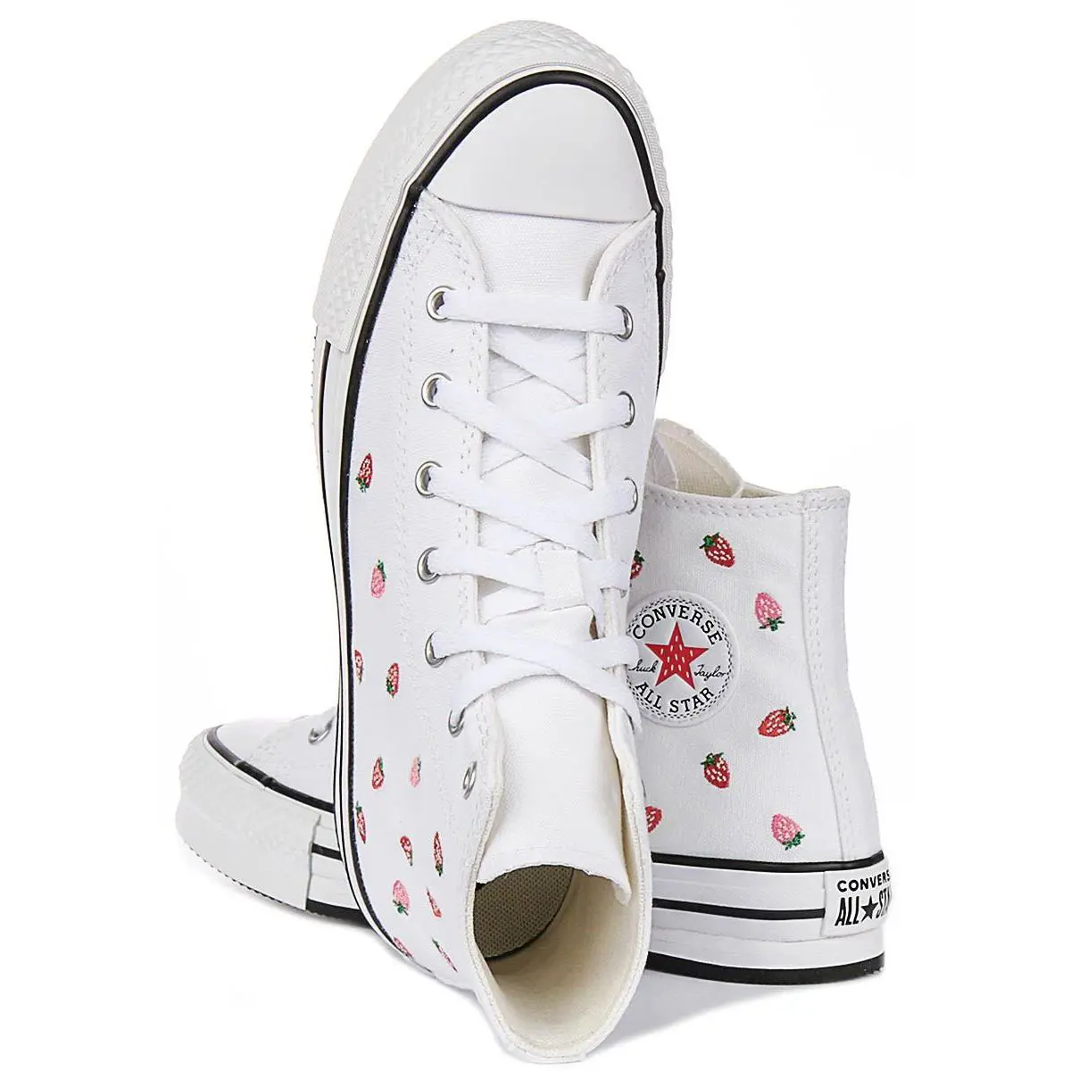 Converse shoes - White Red 8