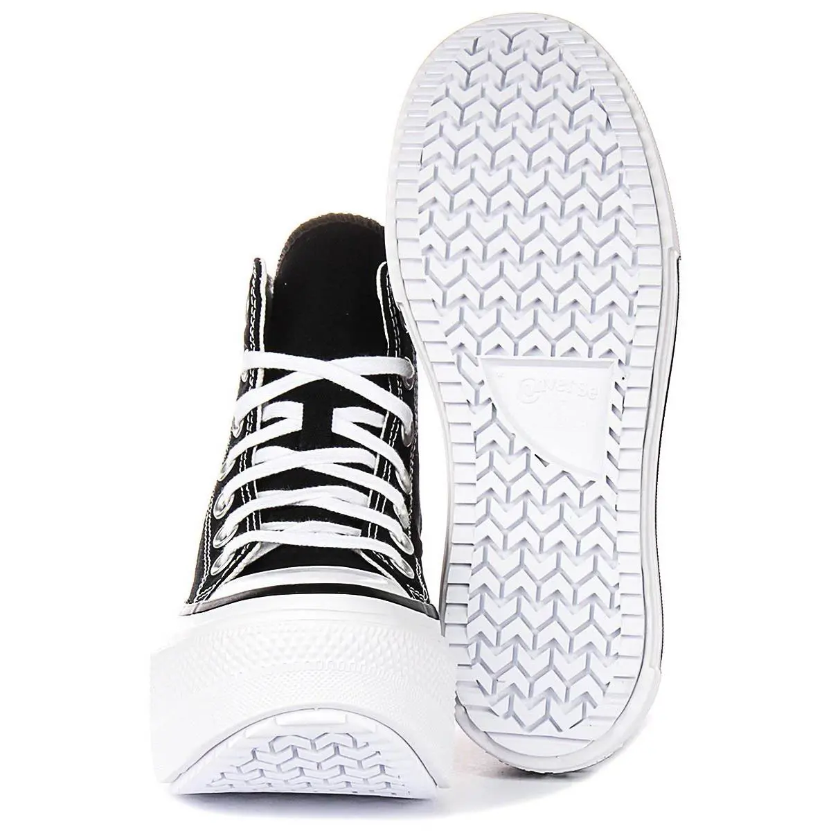 Converse shoes - Black White 3