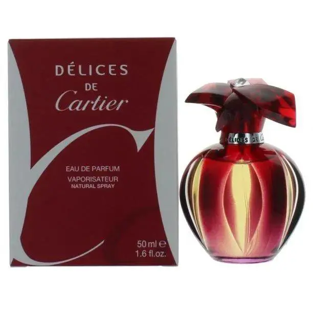 Women Delices De Cartier 1.6/1.7 oz -50ml Edp Spray /nib / Very Rare /