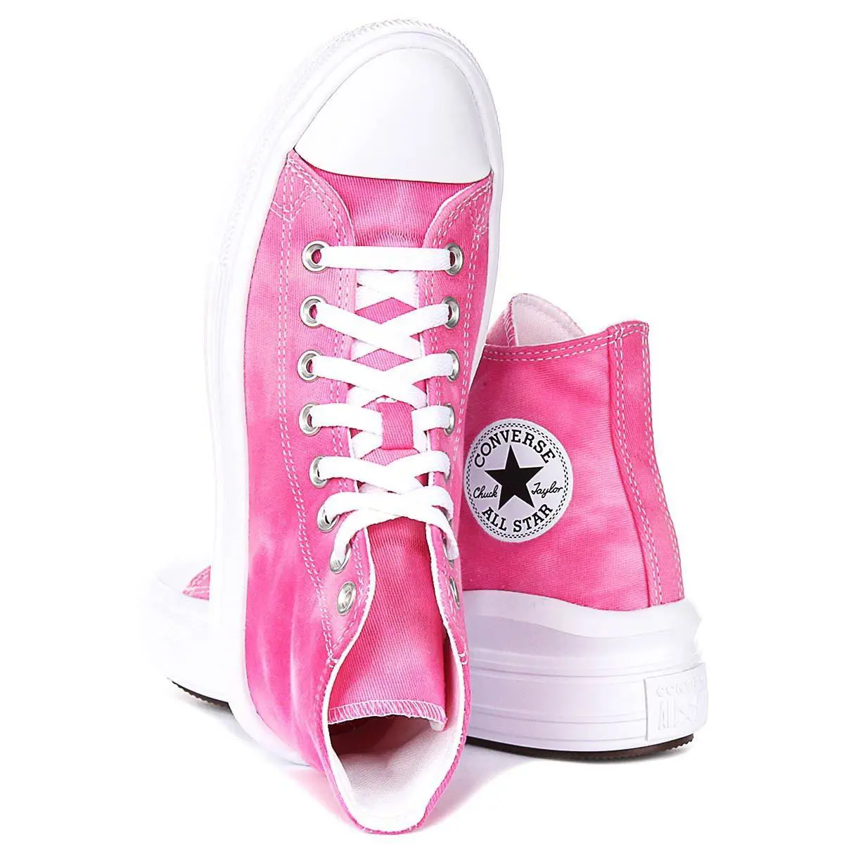 Converse shoes - Pink White 2
