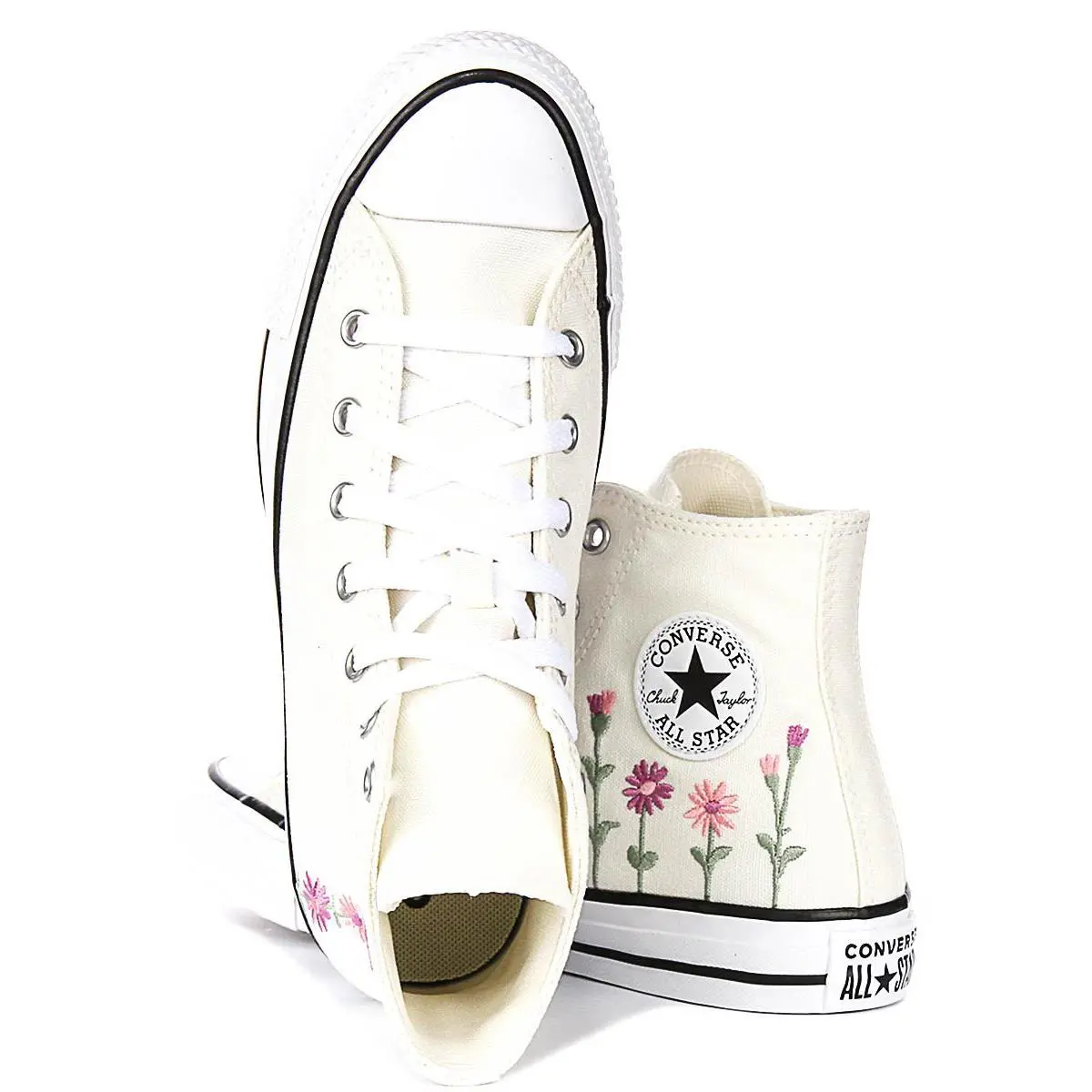 Converse shoes - White Pink 2