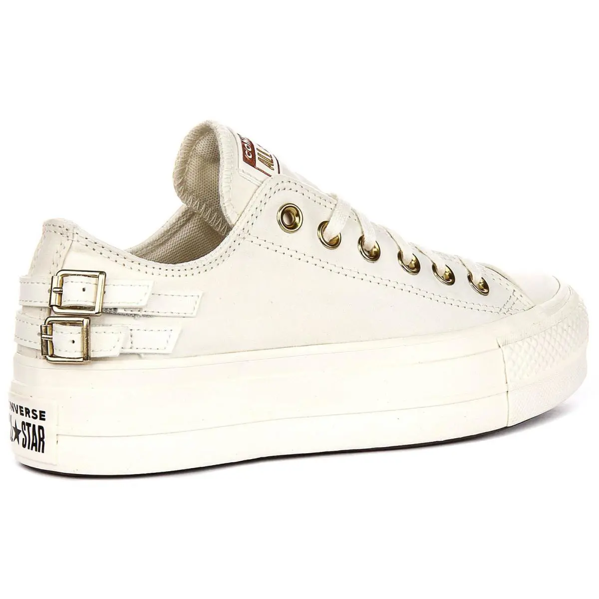 Converse shoes - White Gold 1