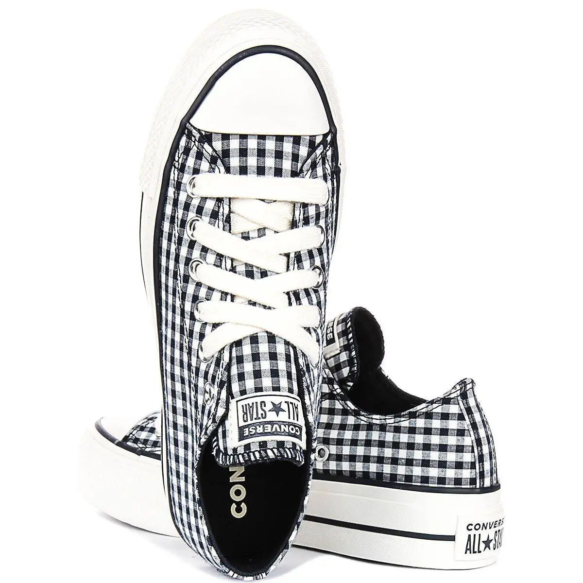 Converse shoes - White Black 2