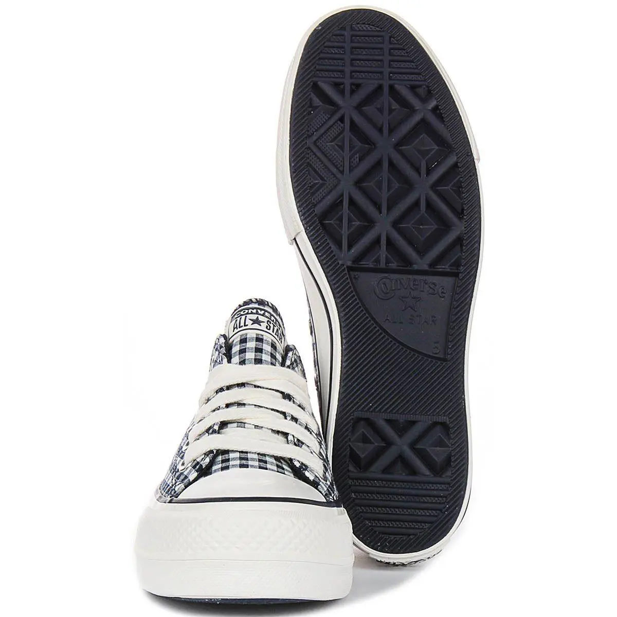 Converse shoes - White Black 3