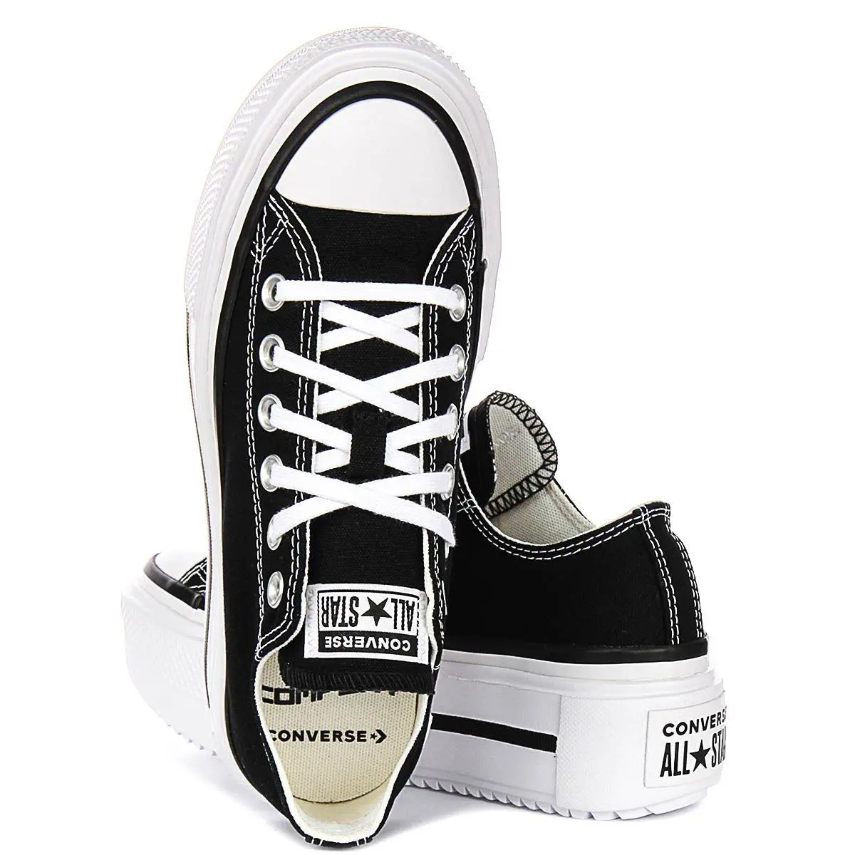 Converse shoes - Black White 8