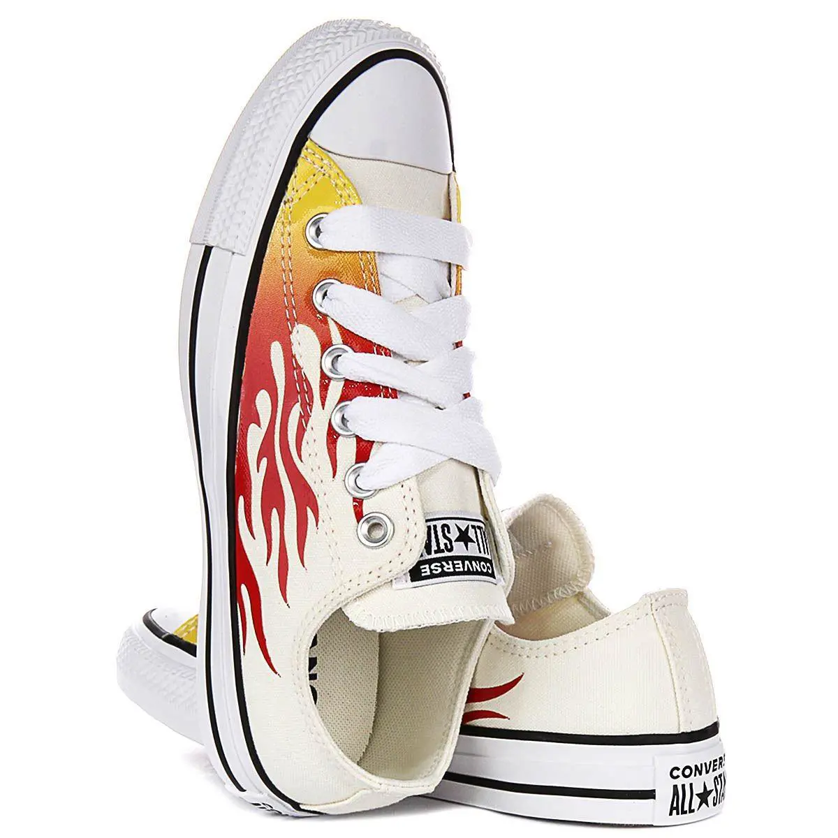 Converse shoes - WHITE RED 2