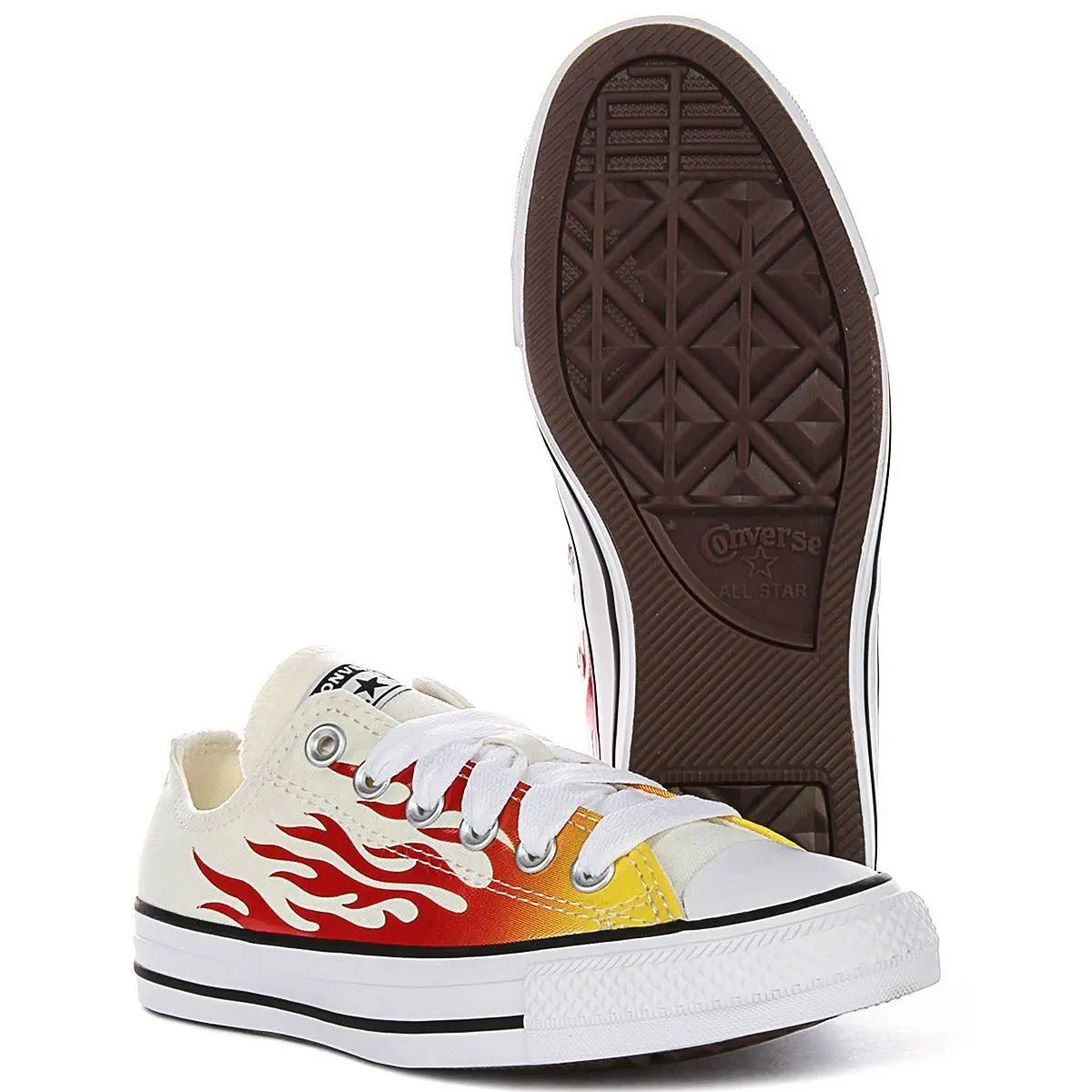 Converse shoes - WHITE RED 9