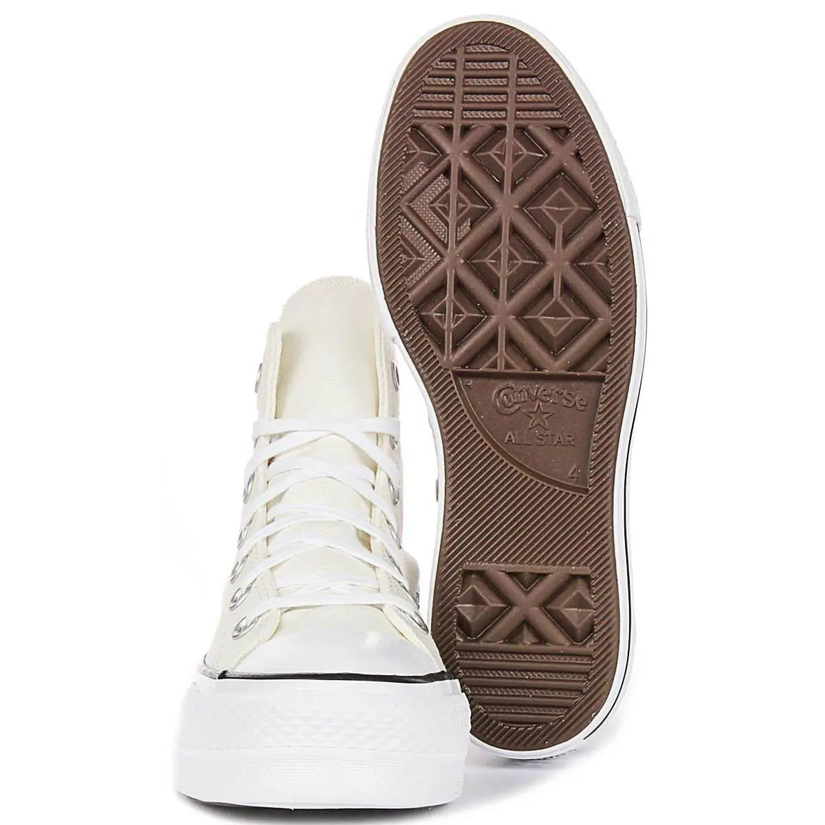 Converse shoes - White Black 3