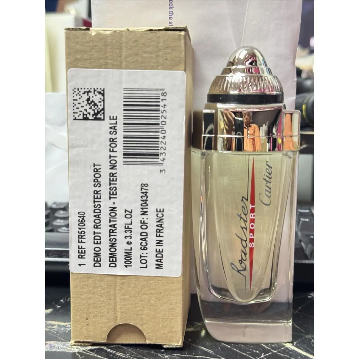 Cartier Roadster Mens Eau de Toilette 3.3 fl oz Tester