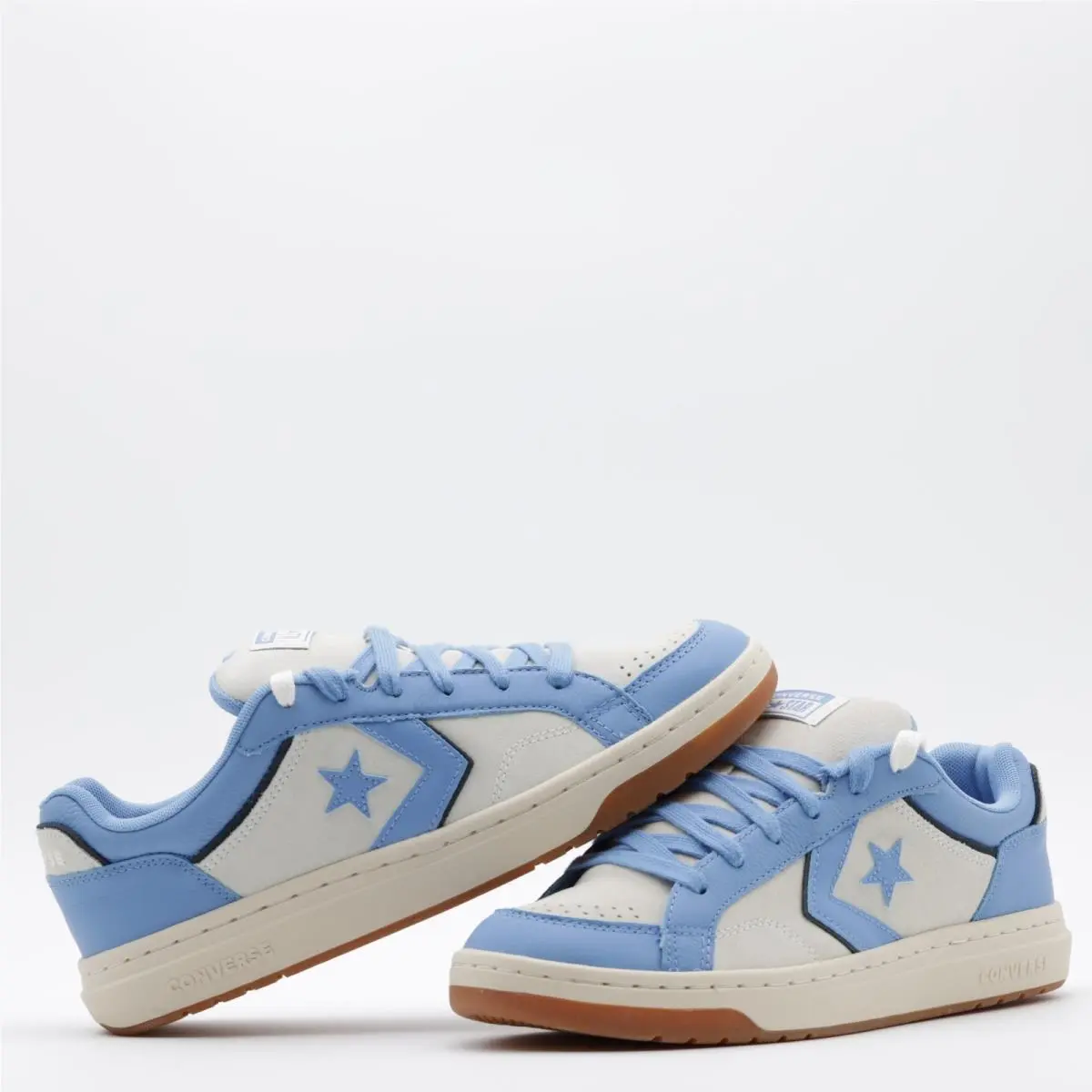 Converse Unisex Pro Blaze Classic Leather Suede Low Top Shoes Blue Size 9 - Blue