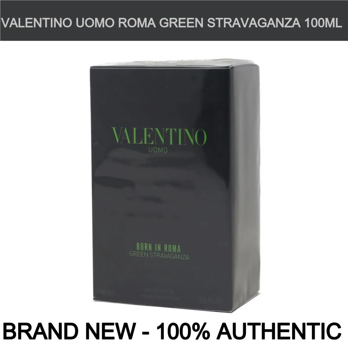 Valentino Uomo Born in Roma Green Stravaganza Eau de Toilette 3.4 oz
