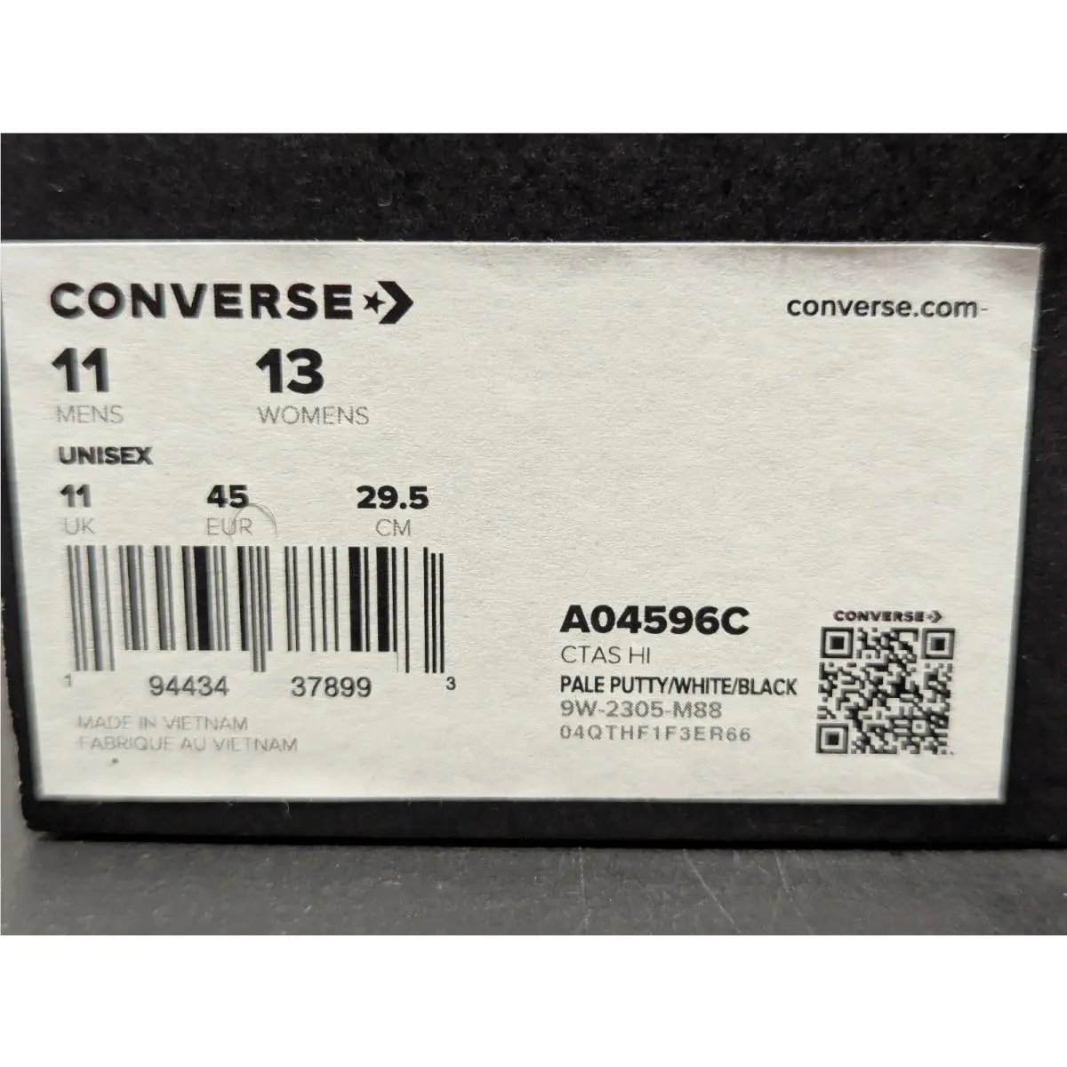 Converse shoes - Converse Chuck Taylor All Star Hi - A04596C - Gray (UPC: 194434378993) 15
