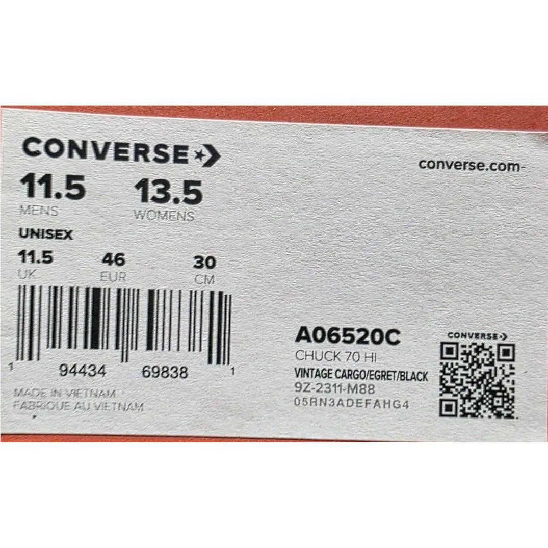 Converse shoes - Converse Chuck 70 Hi - Chuck - A06520c - Vintage Cargo 6