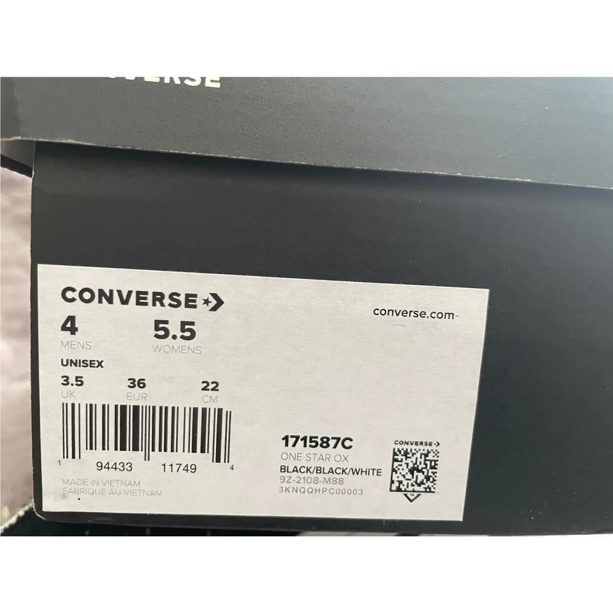 Converse shoes - Converse One Star Foundational - One Star Foundational - 171587C - Black 3