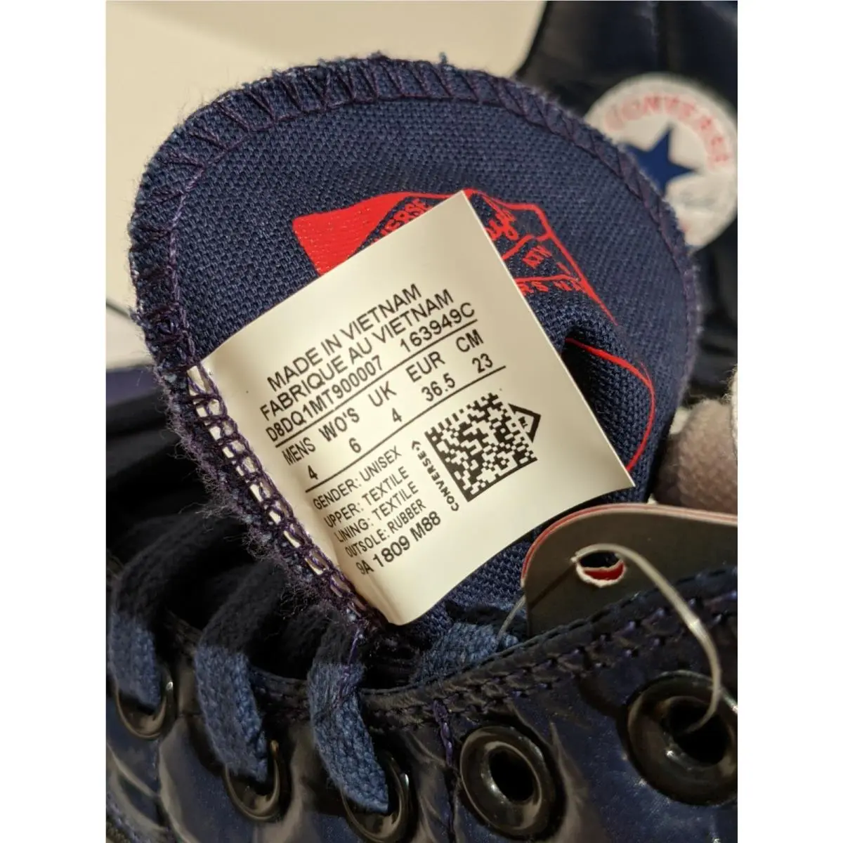 Converse shoes - Converse Chuck Taylor All-Star Hi - 163949C - Blue 8