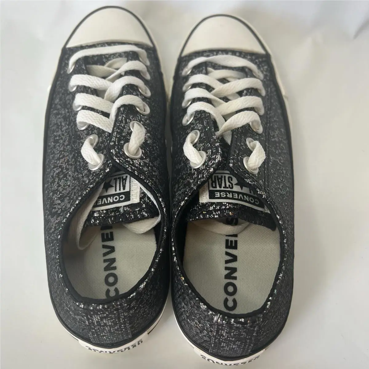 Converse shoes - Converse Chuck Taylor All Star Low Top - A11138C - Black & Silver (UPC: 0194435172019) 5
