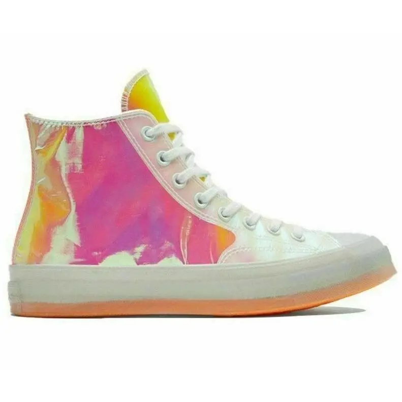 Converse Chuck Taylor 70 Hi Iridescent Orange Pink White 170604C Size 10