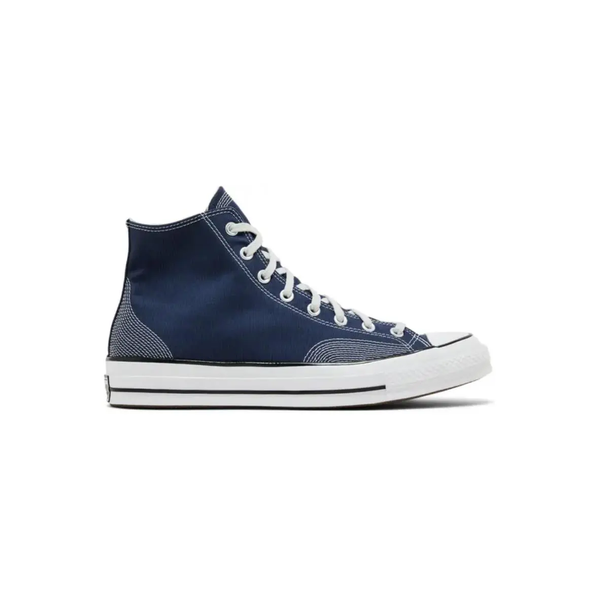 Sz 8 - Converse Chuck 70 High `multi-stitch Cotton `navy` A07434C