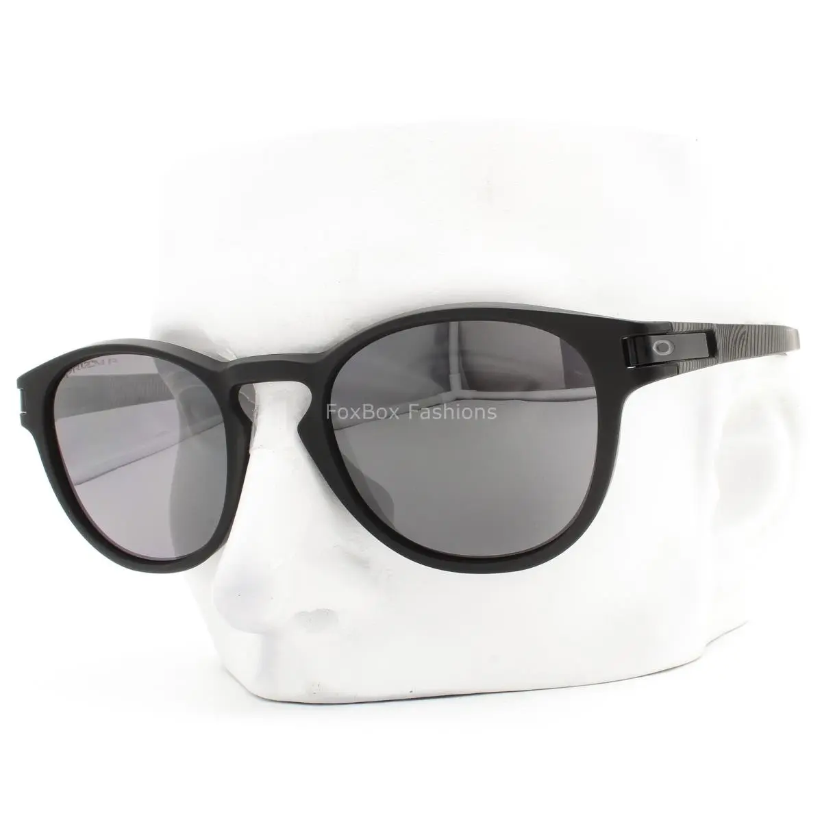 Latch Sunglasses Matte Black Prizm Black Polarized OO9265-7453 with Pouch by Oakley