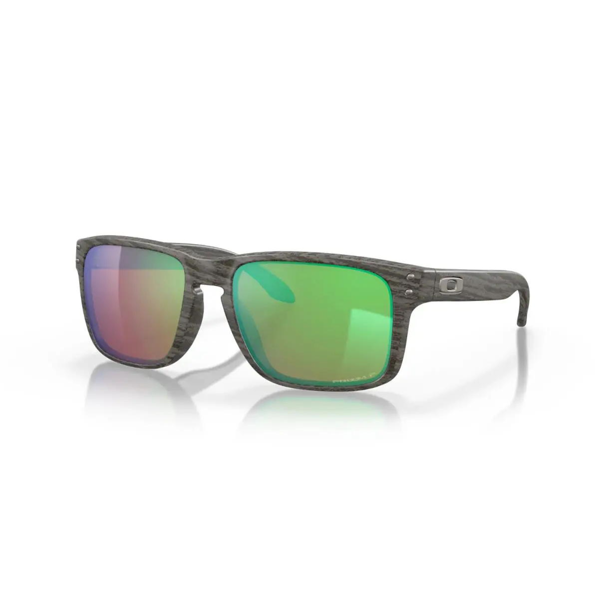 Holbrook Woodgrain Polarized Prizm Shallow Water Green Sunglass 9102-J8 by Oakley