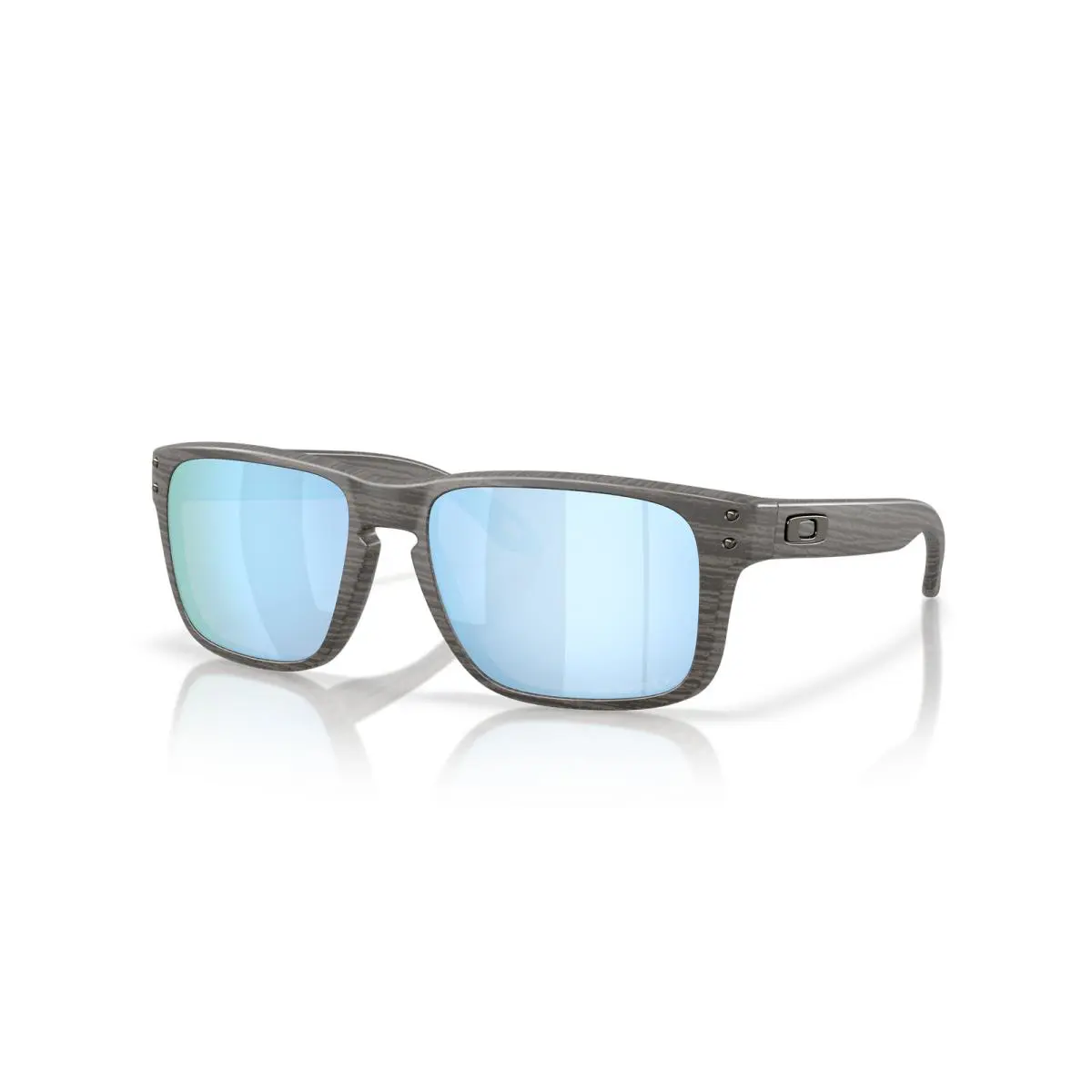 Holbrook S Woodgrain/prizm Deep Water Polarized Sunglasses OO9509-0553 by Oakley