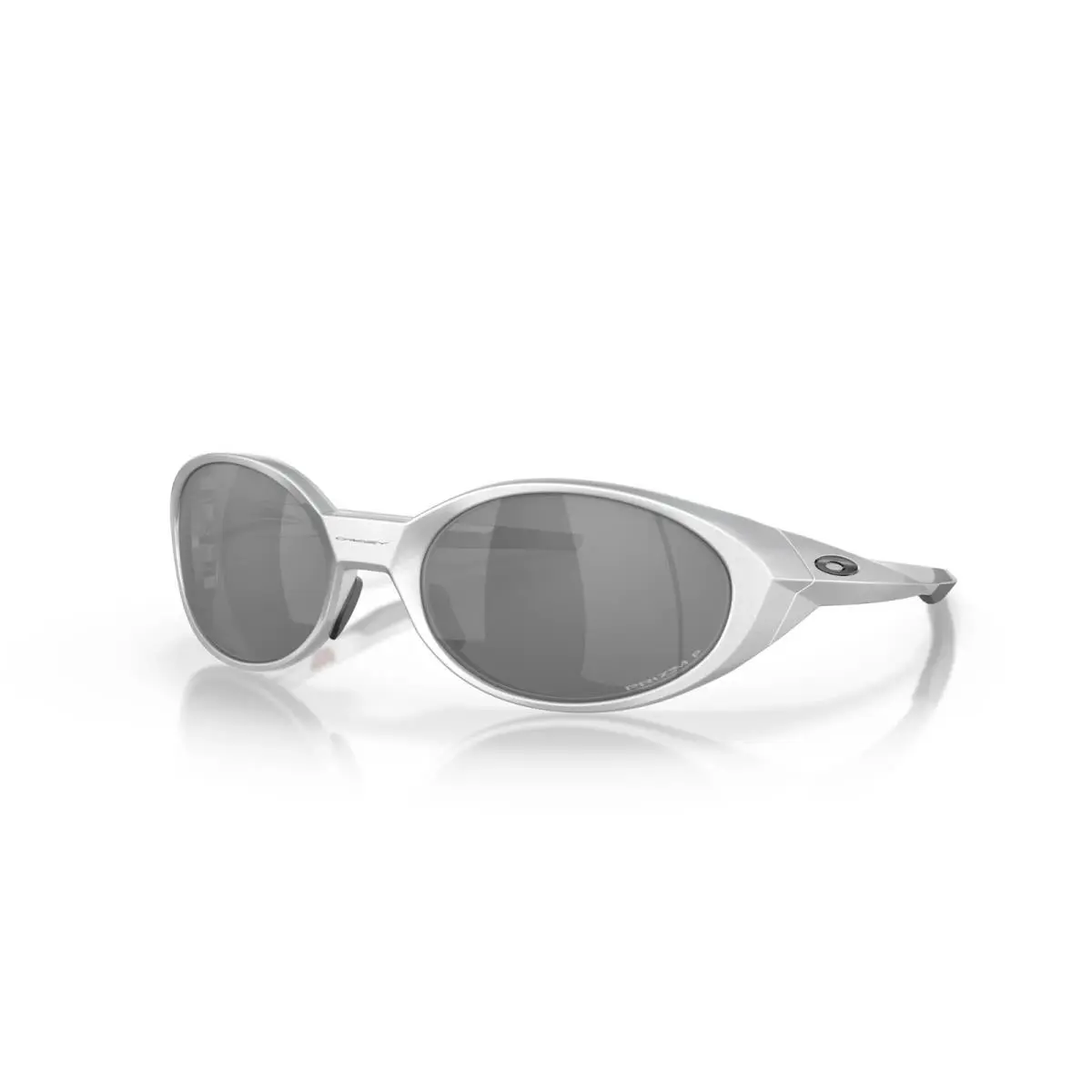 Eyejacket Redux OO9438-0558 Silver Frame W/ Prizm Black Polarized Lens by Oakley