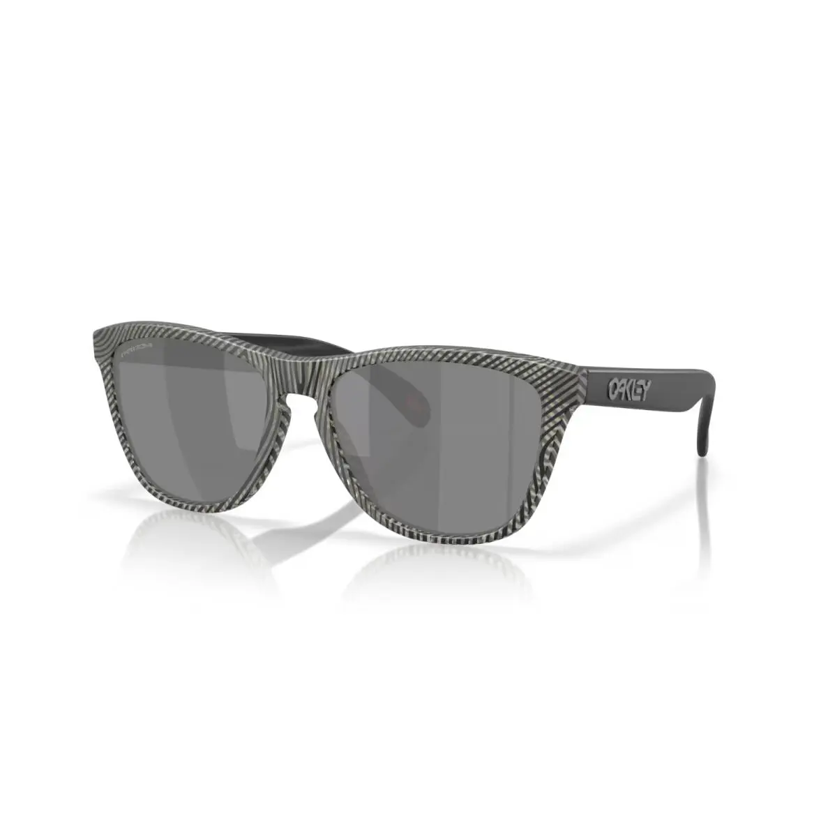 Frogskins Sunglasses OO9013-M055 Grey Ink Fingerprint W/ Prizm Black by Oakley