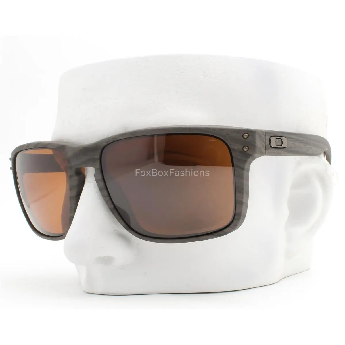 Oakley Holbrook Xxl Sunglasses Woodgrain Prizm Brown Polarized OO9487-0861 Pouch