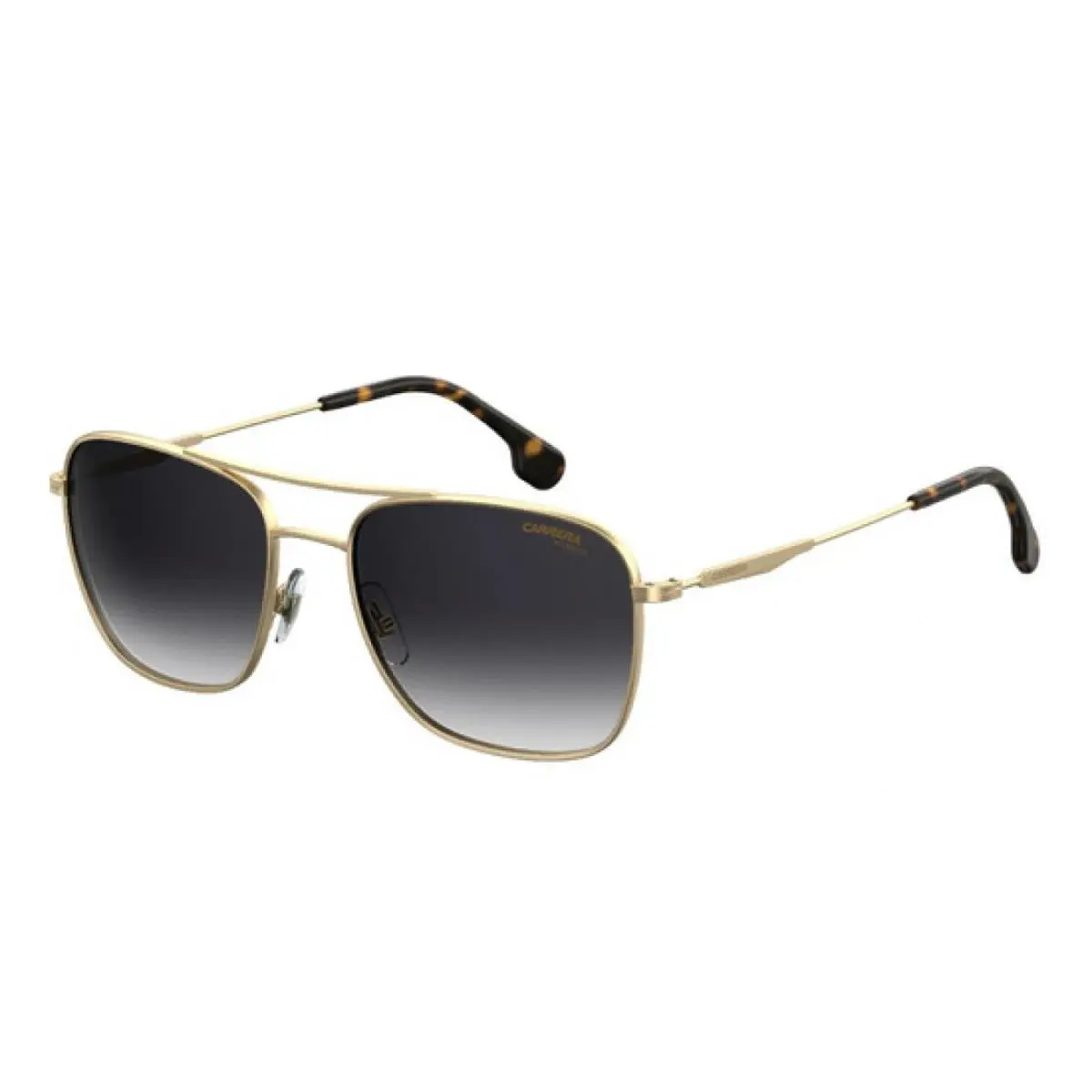 Carrera 130/S AOZ9O Square Matte Gold/gray Gradient Sunglasses Frame