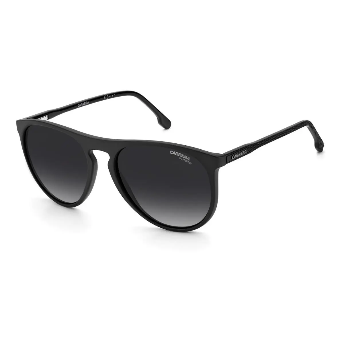 Carrera Unisex 57mm Round Polarized Sunglasses Matte Black 258/S-0003/WJ