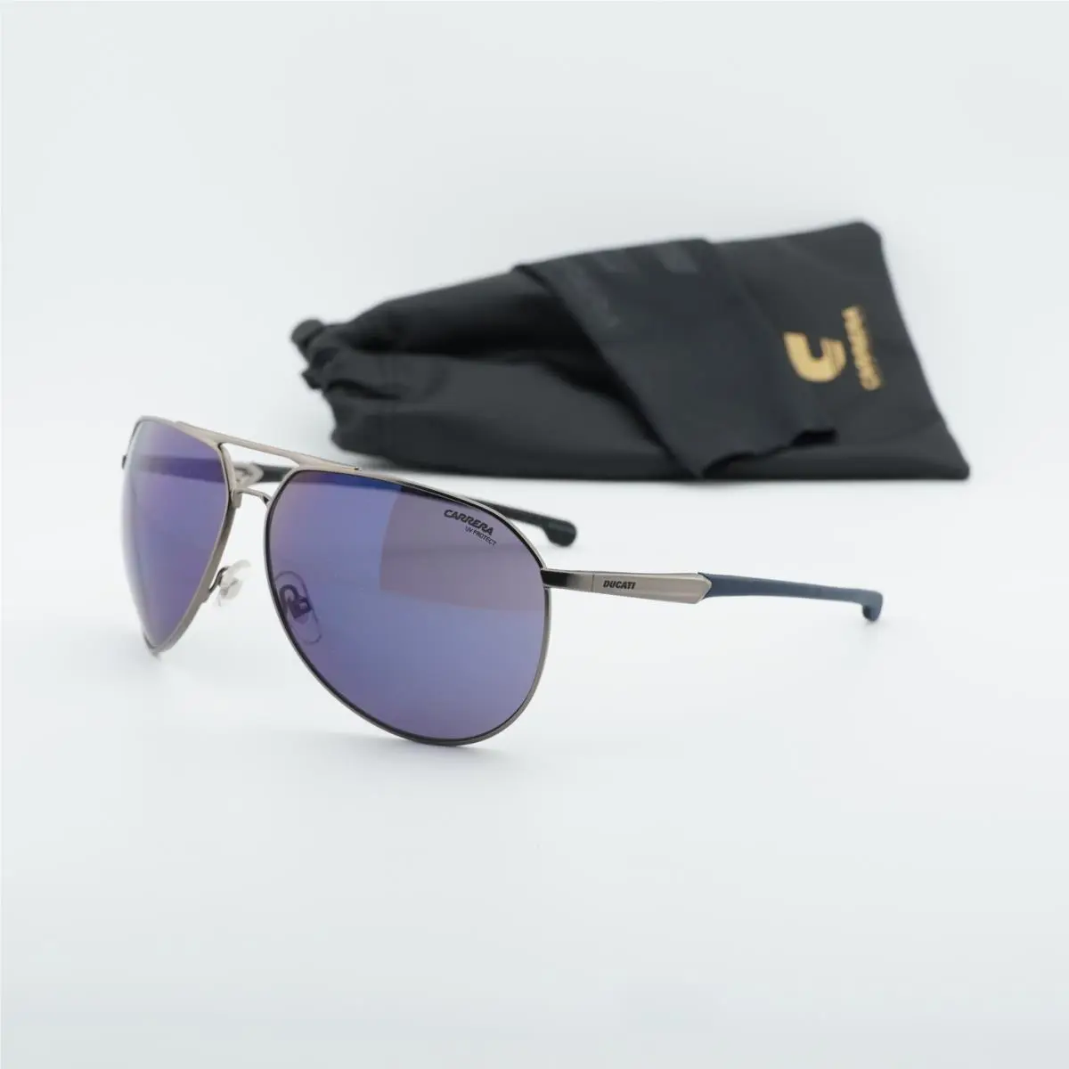 Carrera Carduc 030/S 0V6D XT Matte Dark Ruthenium Blue/blue Sky Mirror