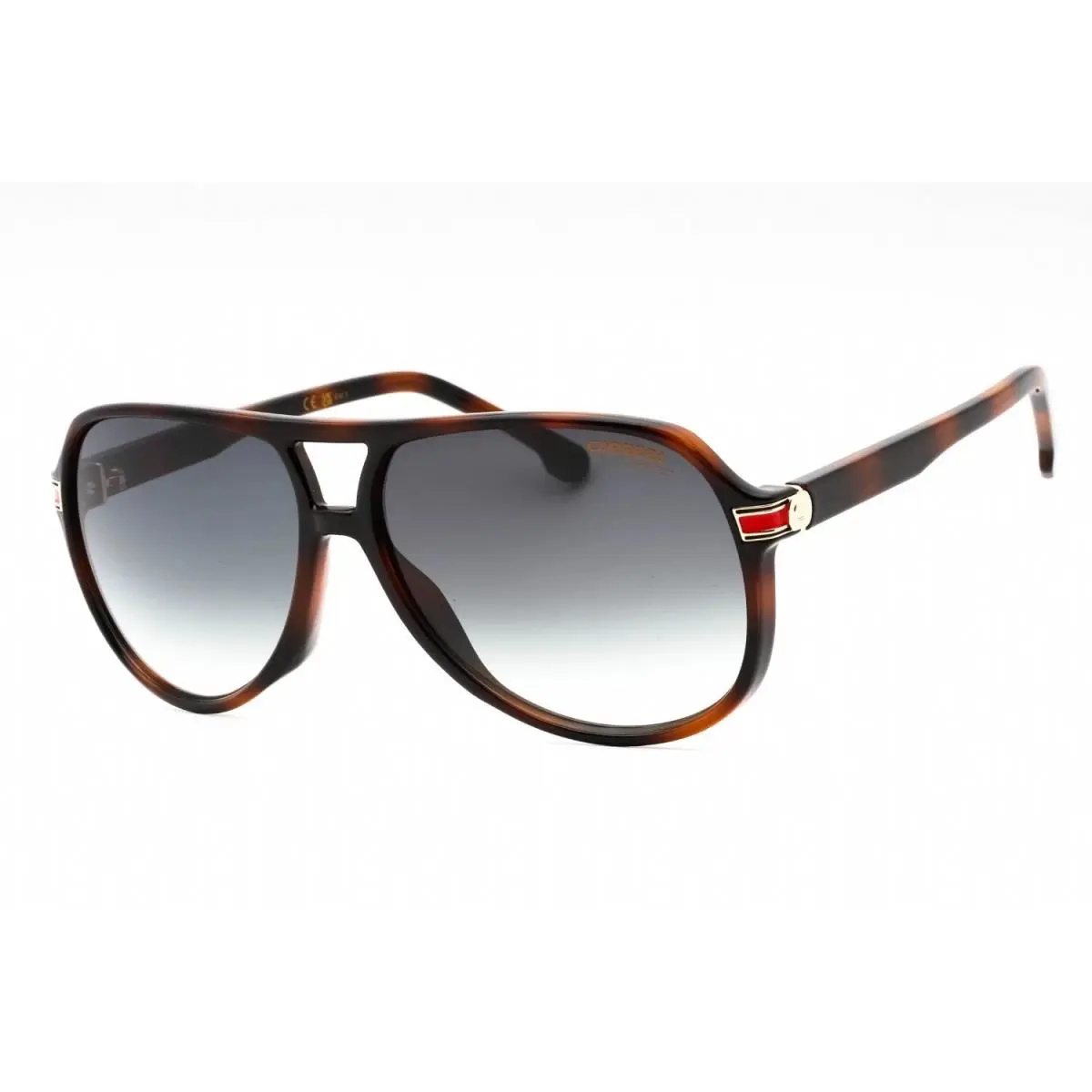 Carrera Carrea 1045/S 0086 9K Sunglasses Havana Frame Green Shaded Lenses 61mm
