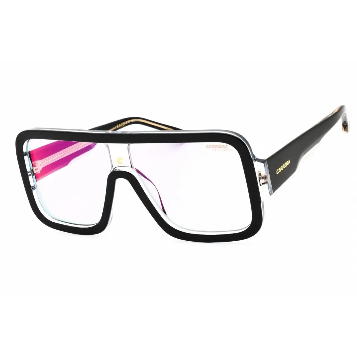 Carrera Flaglab 14 7C5 TE Sunglasses Black/crystal Frame Violet Lenses 62mm