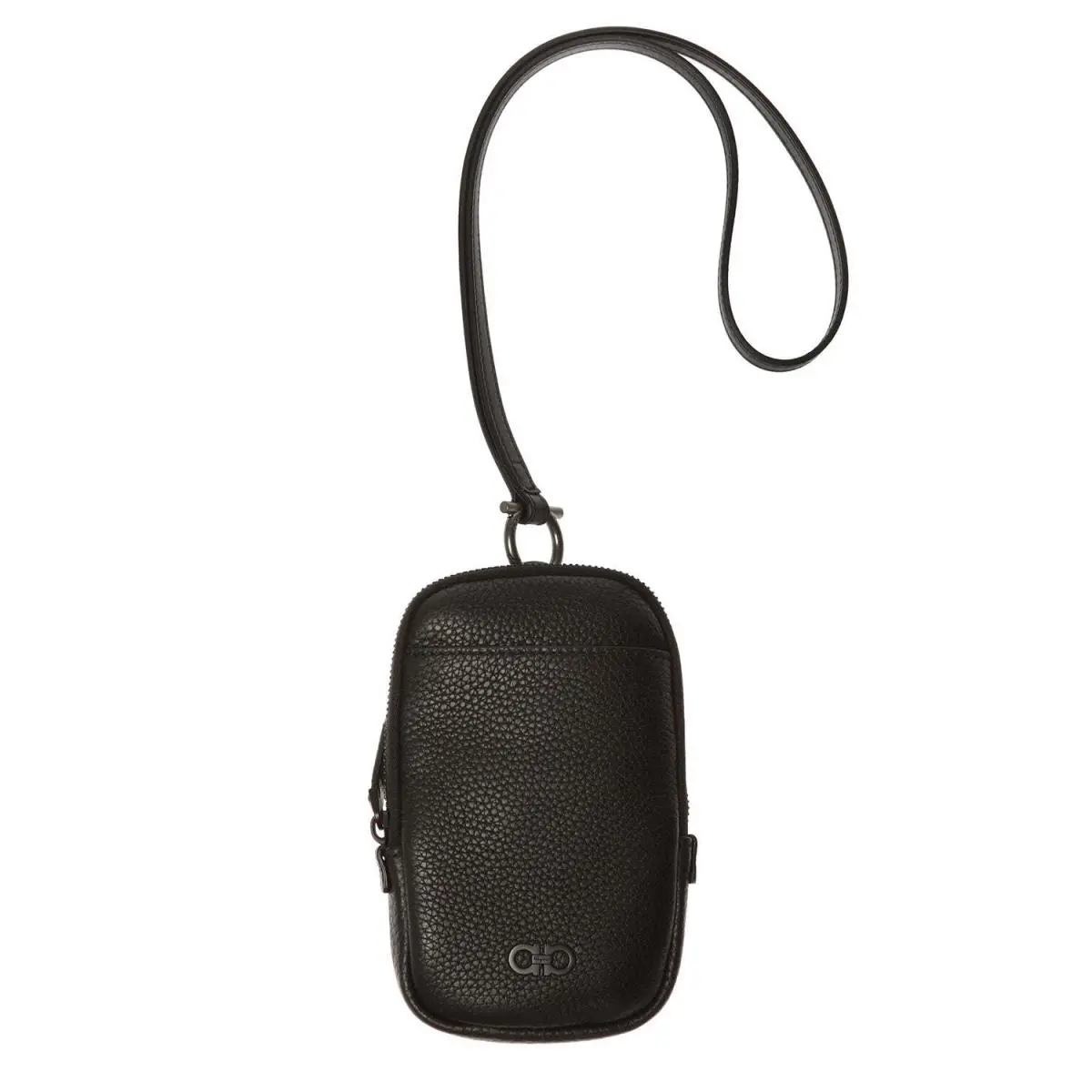 Salvatore Ferragamo Firenze Men`s 705230 Black Pouch