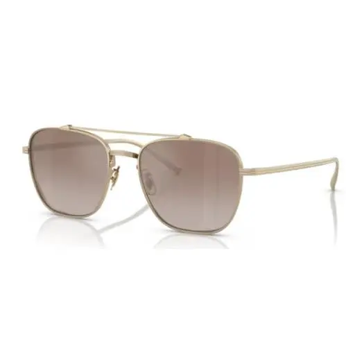 0OV1349ST Avison 5035Q1 Soft Gold Tuscan Brown Men`s Sunglasses by Oliver Peoples