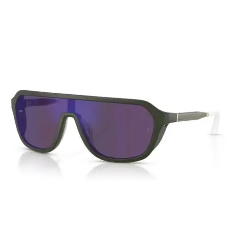 Oliver Peoples 0OV5591SU R-12 70064V Semi Matte Green/purple Mirrored Sunglasses