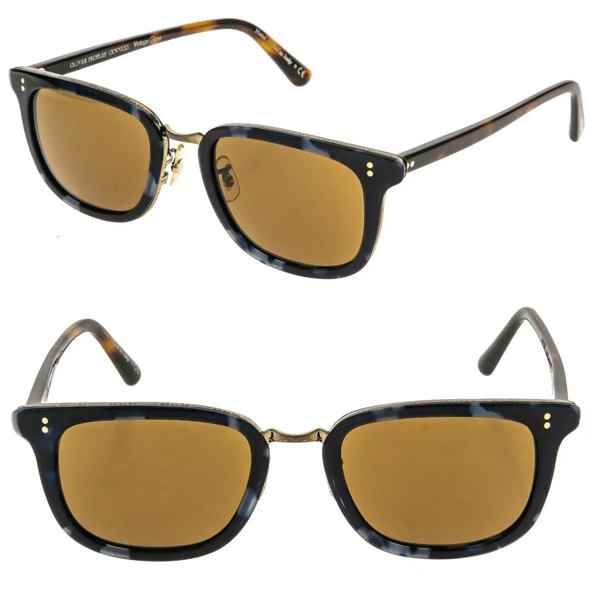 Oliver Peoples OV5339S 5339 Kettner Brown Blue Tortoise Cosmik Sunglasses Retro