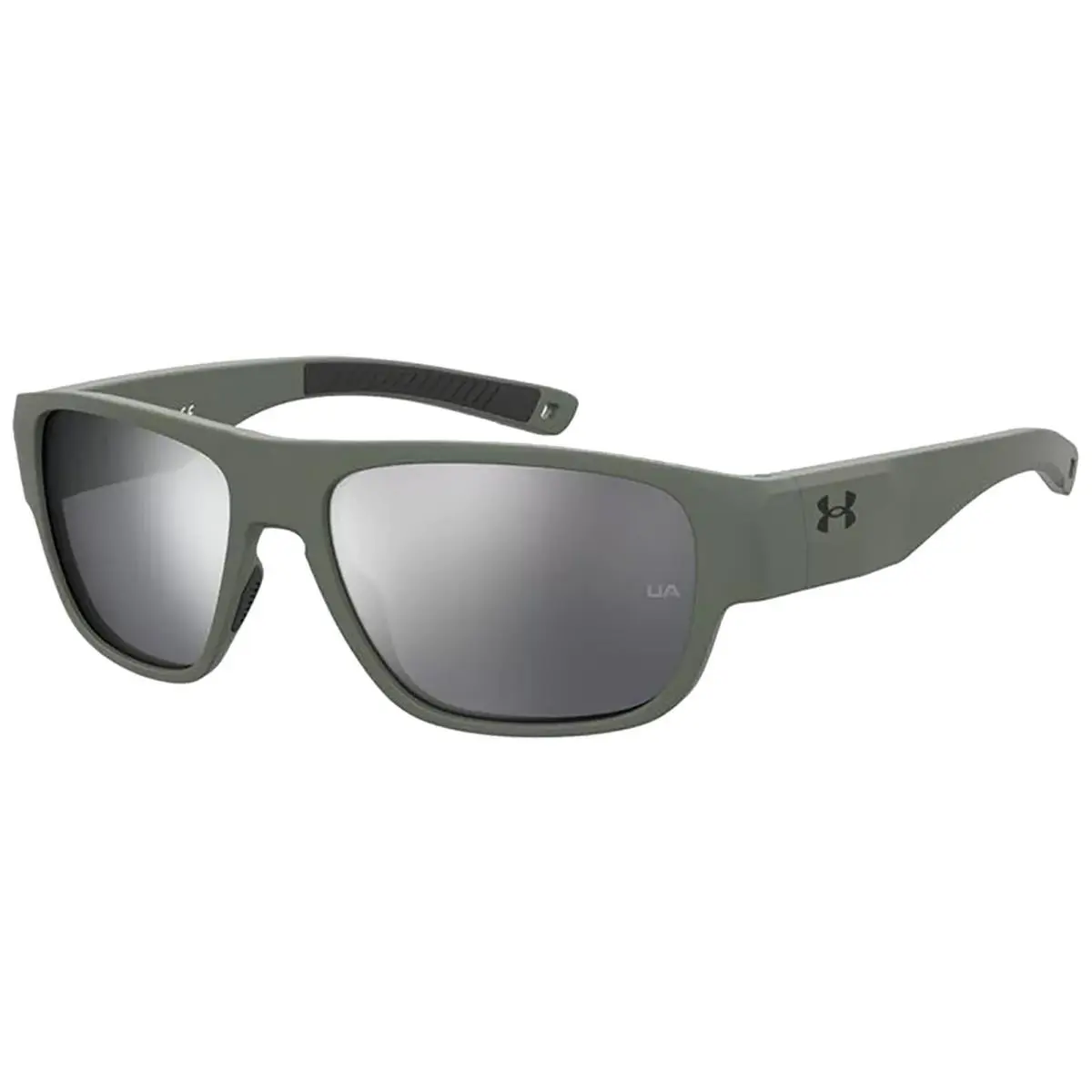 Scorcher Men`s Square Sport Sunglasses - Uascorcher Matte Olive/Chrome (0SIF-DC) by Under Armour